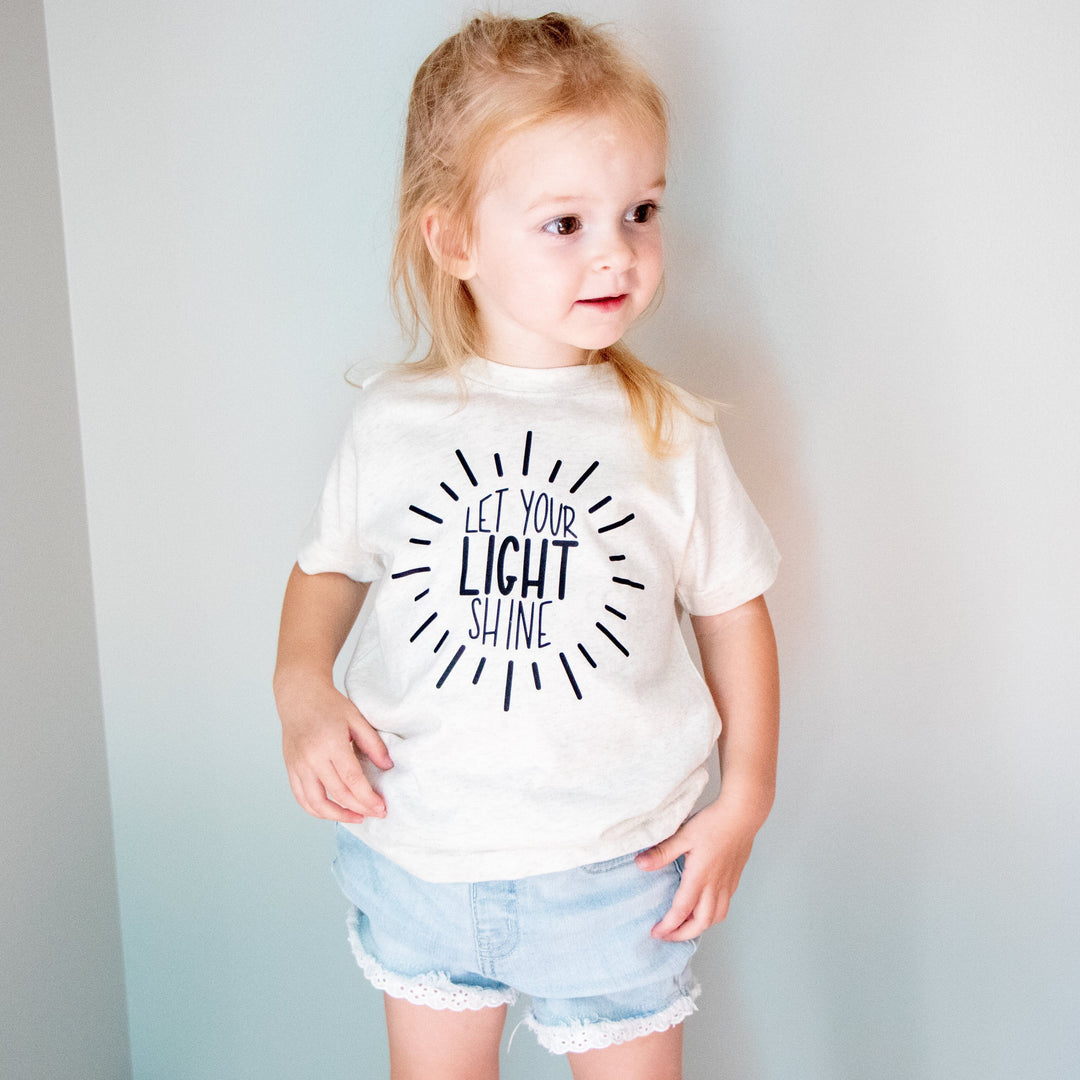 ellyandgrace 3321 Let Your Light Shine Toddler Shirt