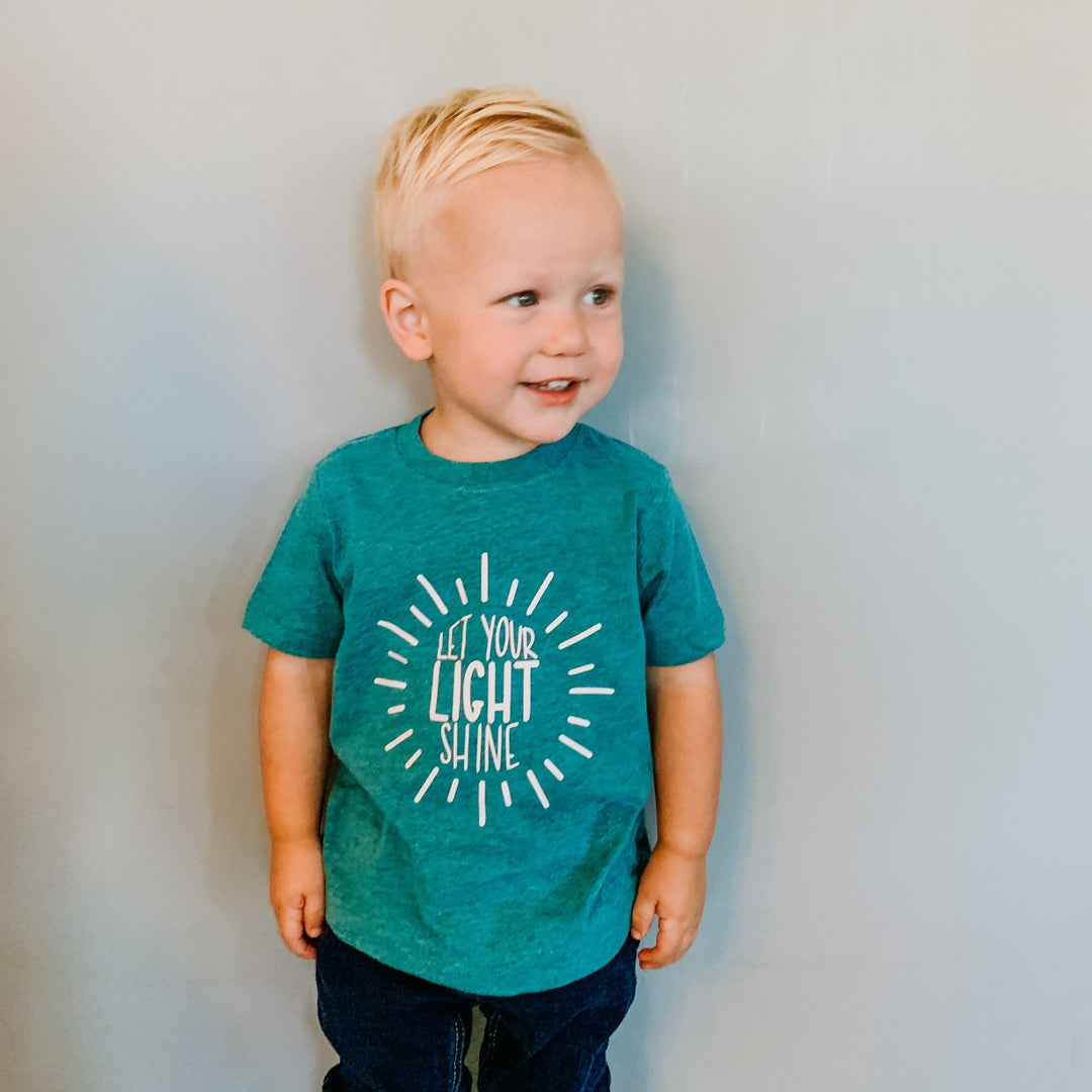 ellyandgrace 3321 Let Your Light Shine Toddler Shirt