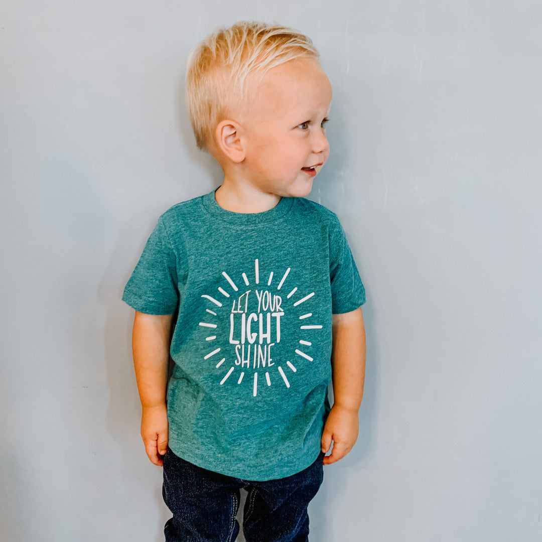 ellyandgrace 3321 Let Your Light Shine Toddler Shirt