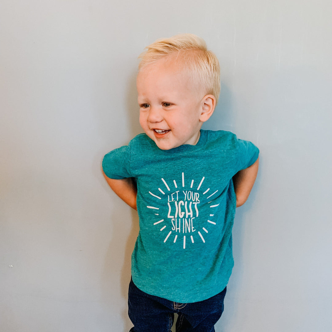 ellyandgrace 3321 Let Your Light Shine Toddler Shirt