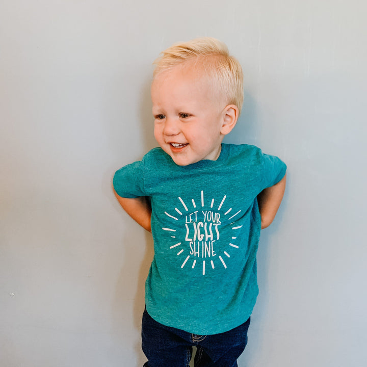 ellyandgrace 3321 Let Your Light Shine Toddler Shirt