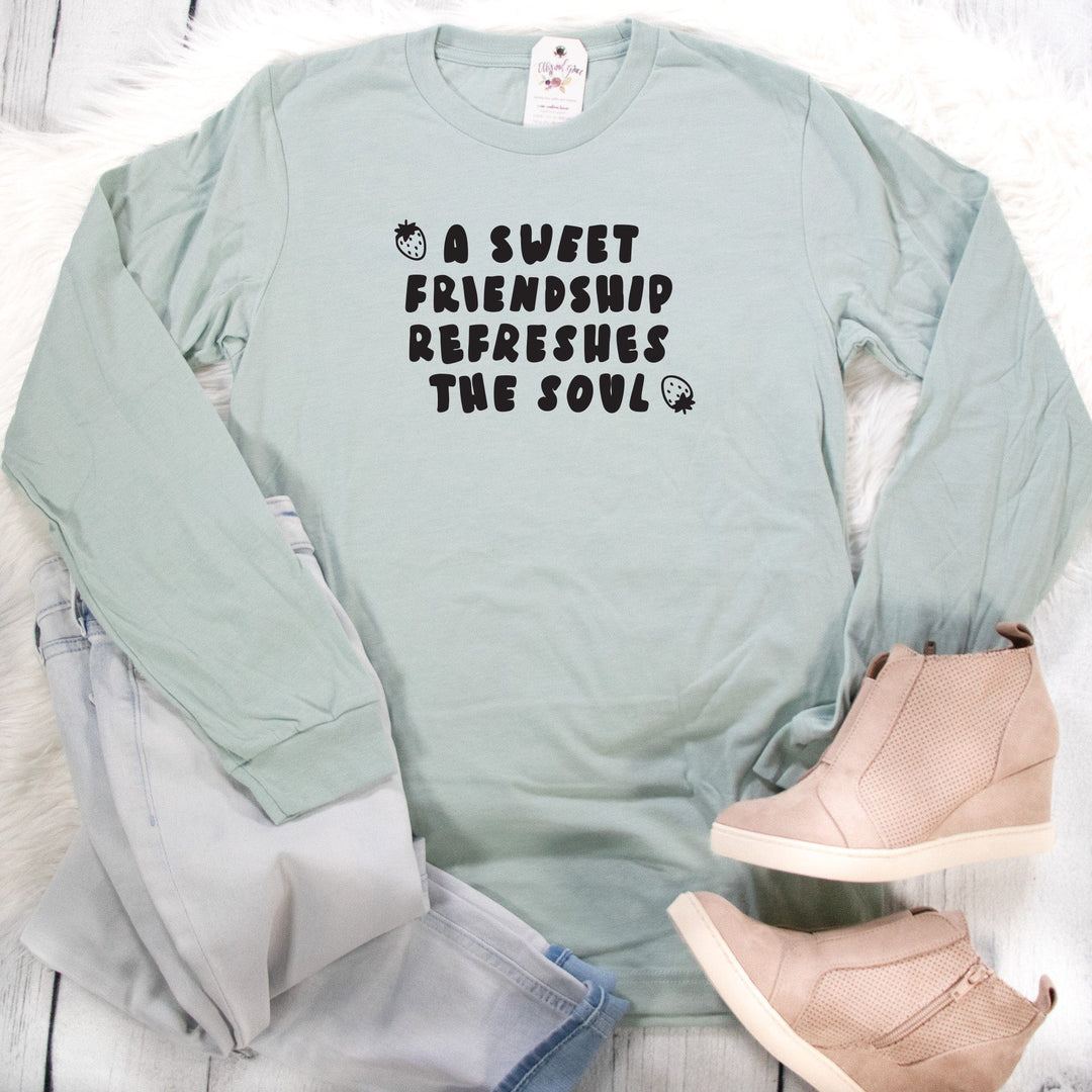ellyandgrace 3501 A Sweet Friendship Crew Longsleeve
