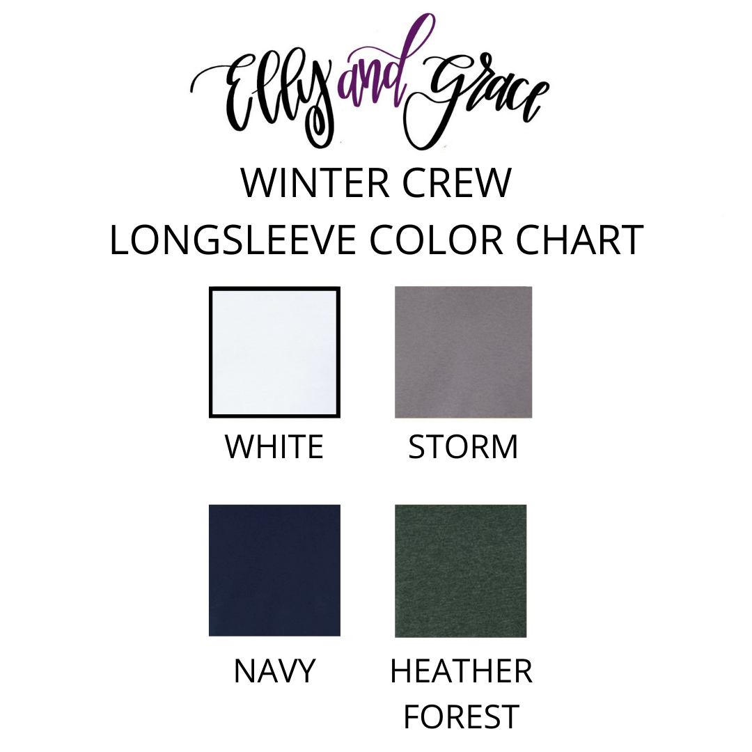 ellyandgrace 3501 Act Justly, Love Faithfulness, Walk Humbly Crew Longsleeve