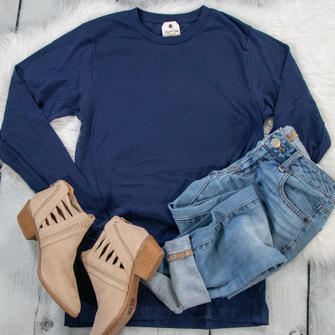 ellyandgrace 3501 Create Your Own Crew Longsleeve