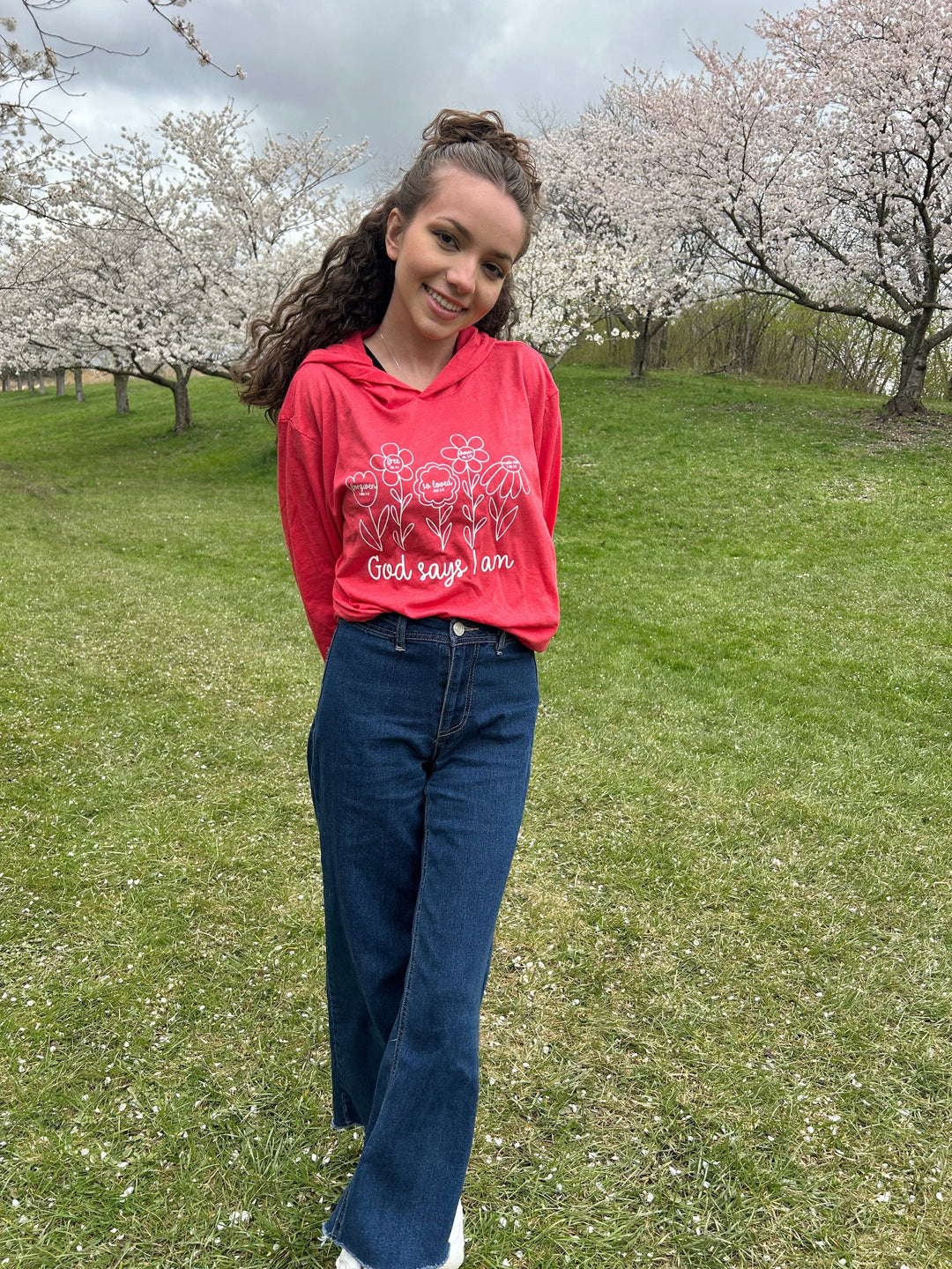 ellyandgrace 3512 God Says I Am T-shirt Hoodie