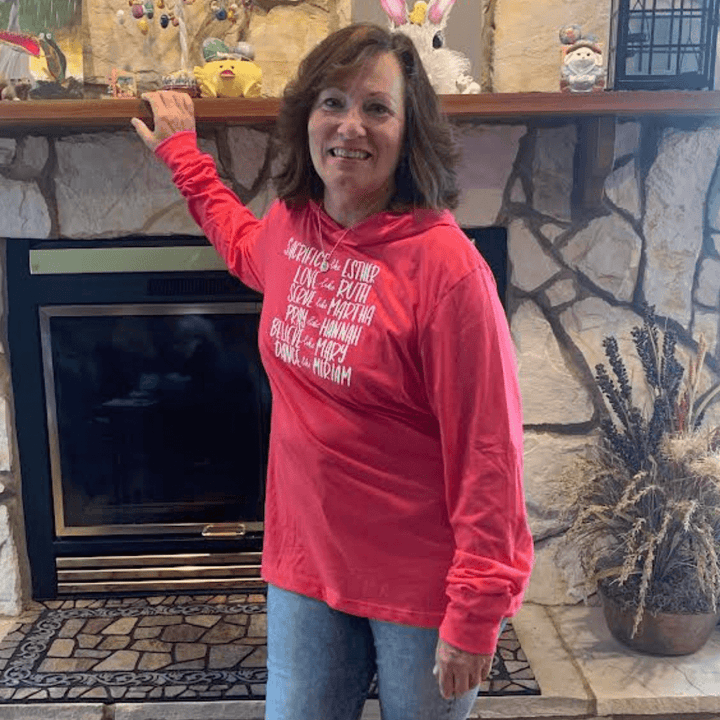 ellyandgrace 3512 Women of the Bible T-Shirt Hoodie