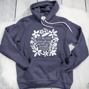 But The Lord Stood With Me Premium Fleece Hoodie