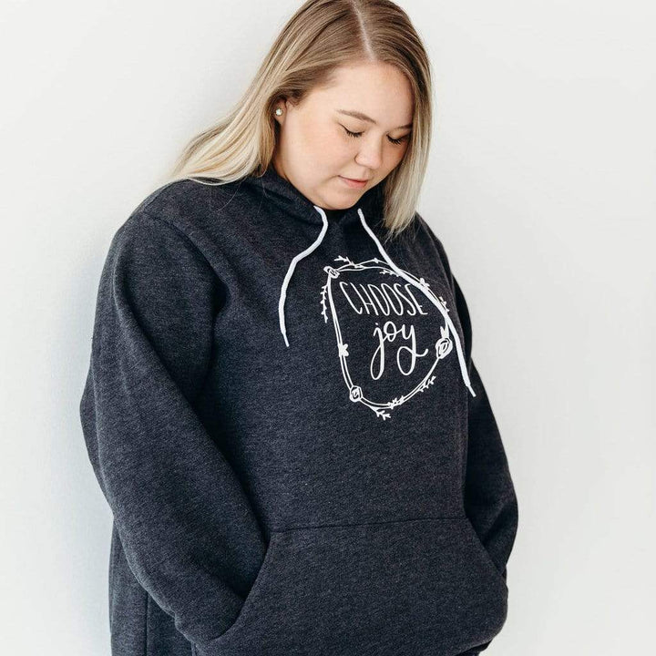 ellyandgrace 3719 Choose Joy Premium Fleece Hoodie