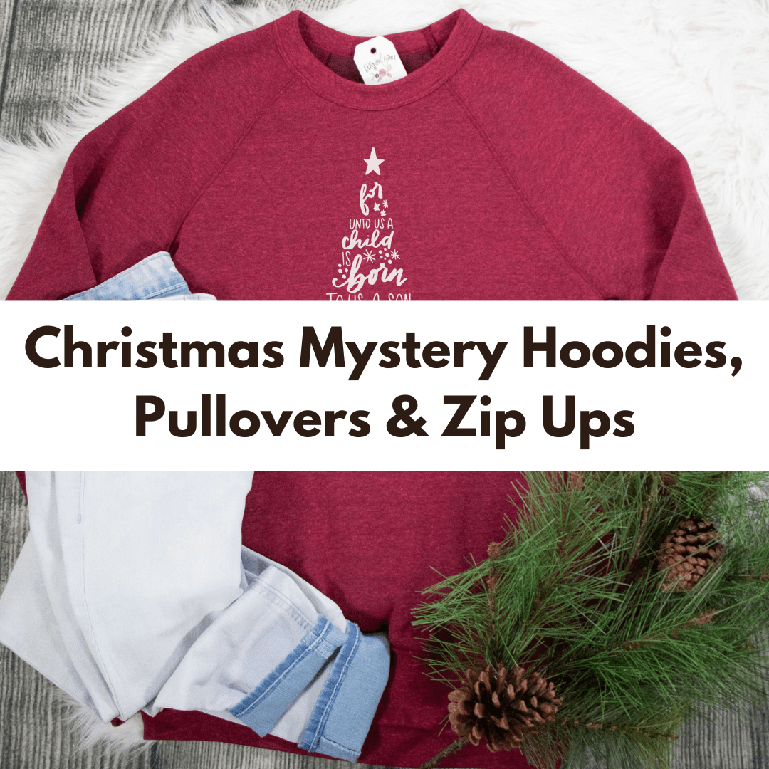 ellyandgrace 3719 Christmas Mystery Hoodies, Pullovers & Zip Ups