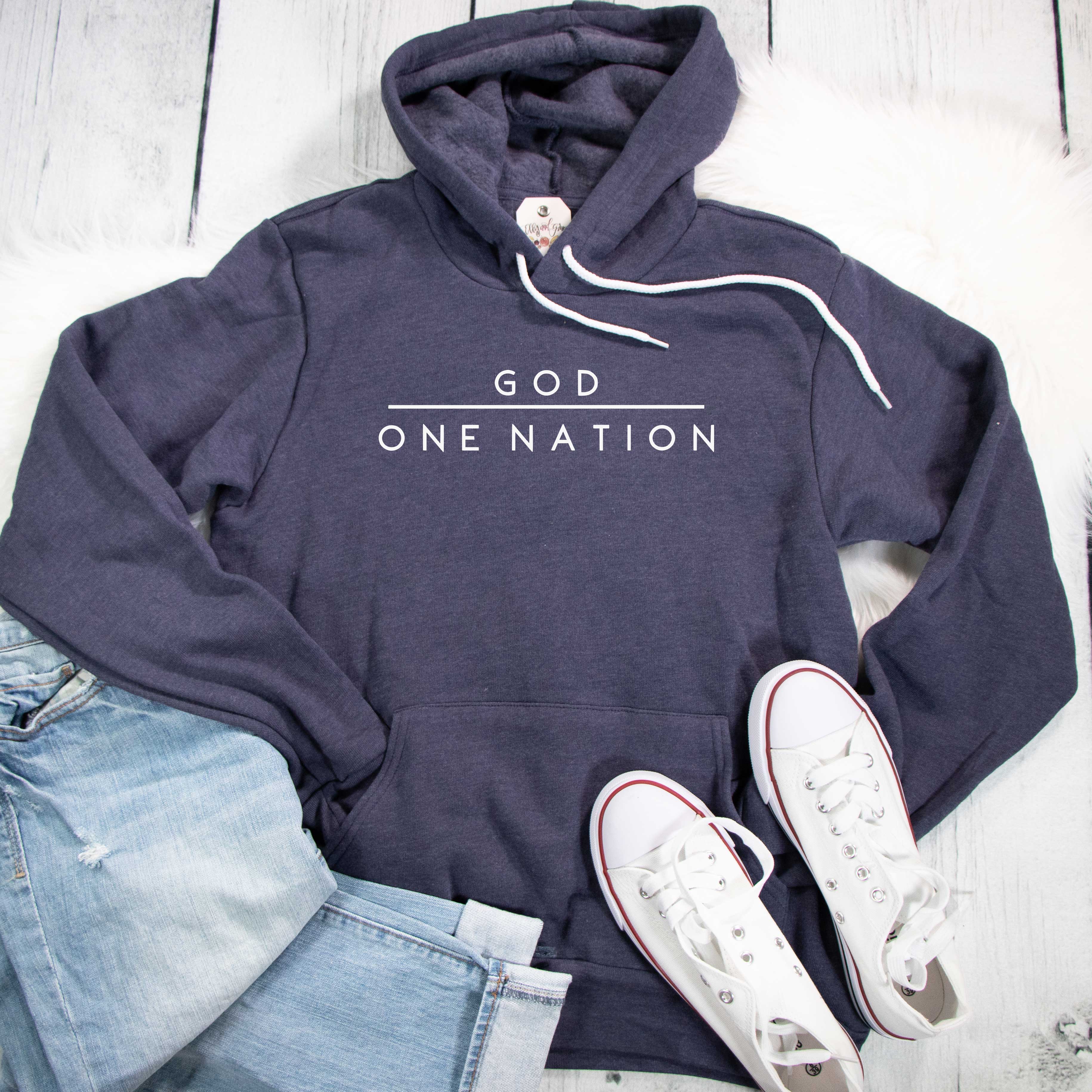 One nation Under God Hoodie One nation Under God Hoodie