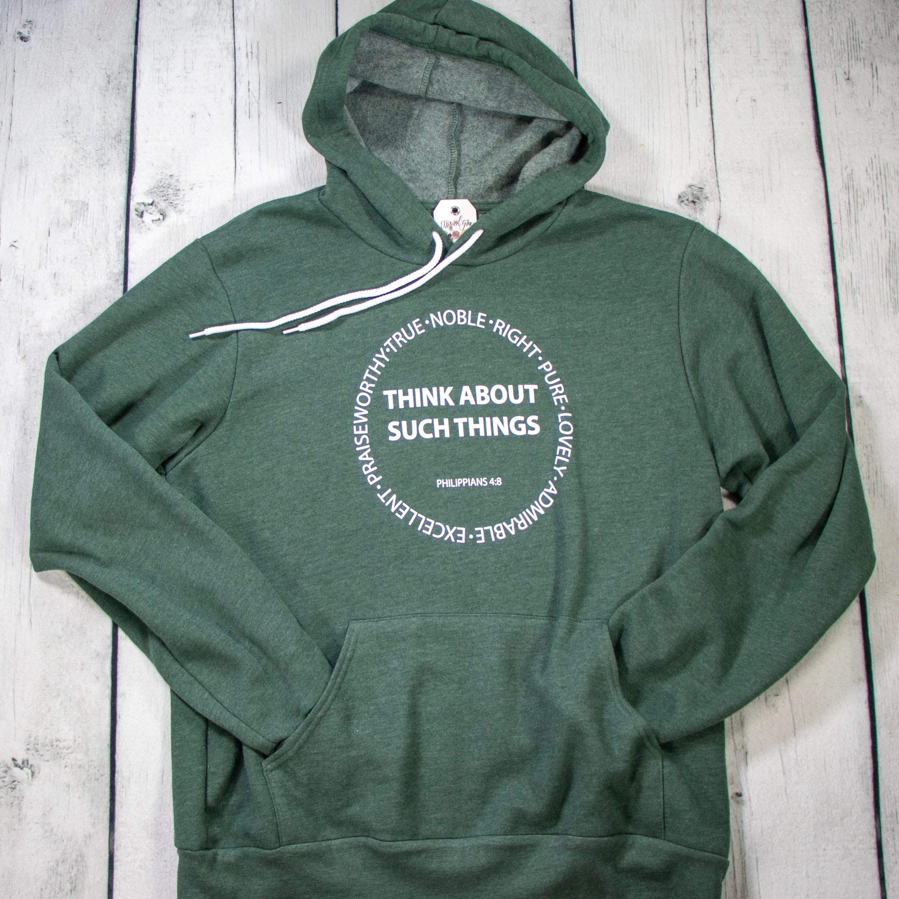 Think About Such Things Premium Fleece Hoodie1