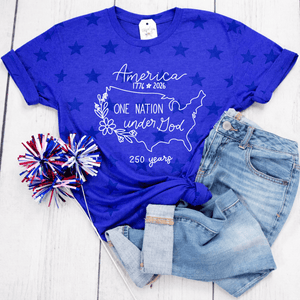 Happy Birthday America! Unisex Star Tee