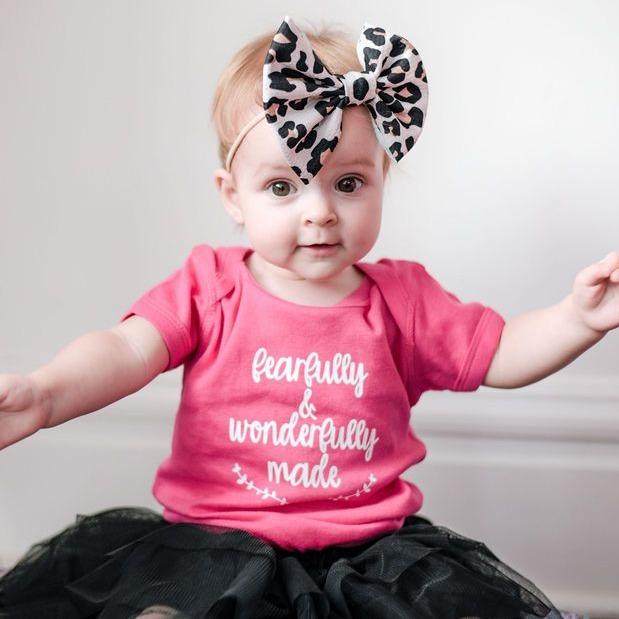 ellyandgrace 4400 Fearfully and Wonderfully Made Infant Bodysuit