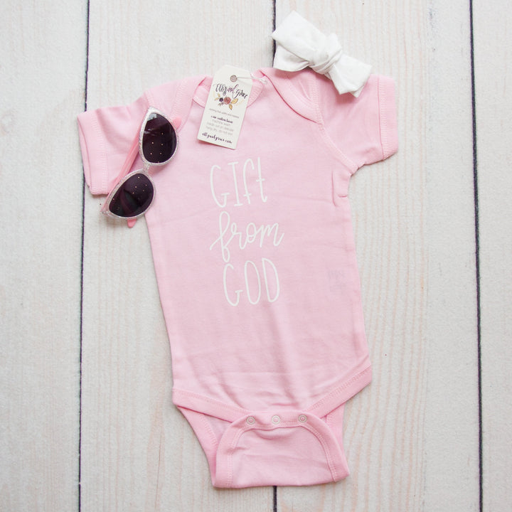 ellyandgrace 4400 Gift From God Infant Bodysuit