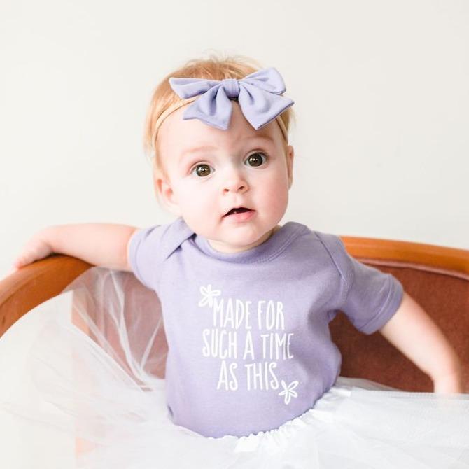 ellyandgrace 4400 Made for Such a Time as This Infant Bodysuit