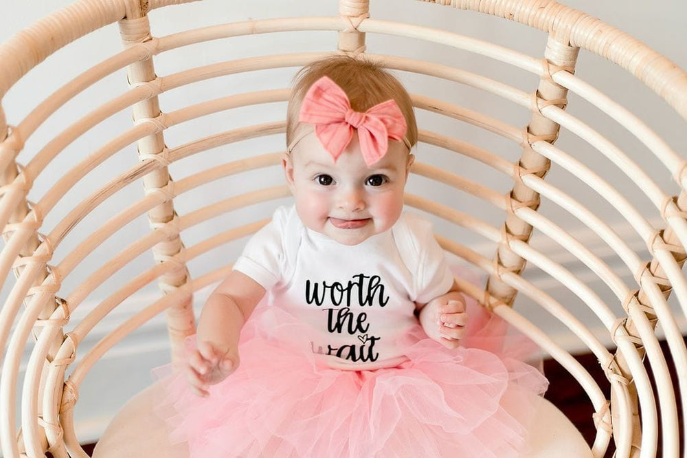 ellyandgrace 4400 Worth the Wait Infant Bodysuit