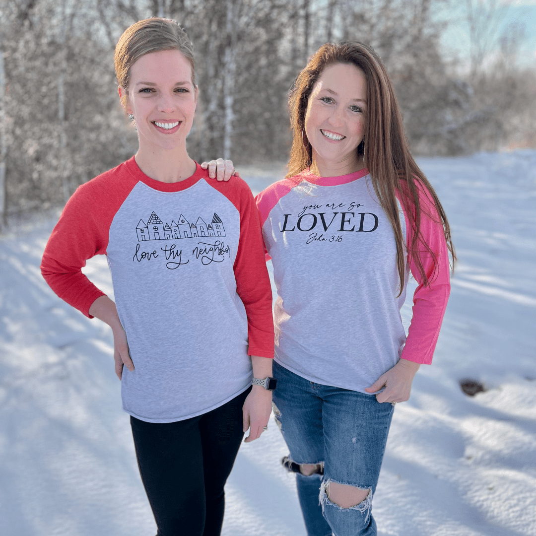 ellyandgrace 6051 You are So Loved Raglan