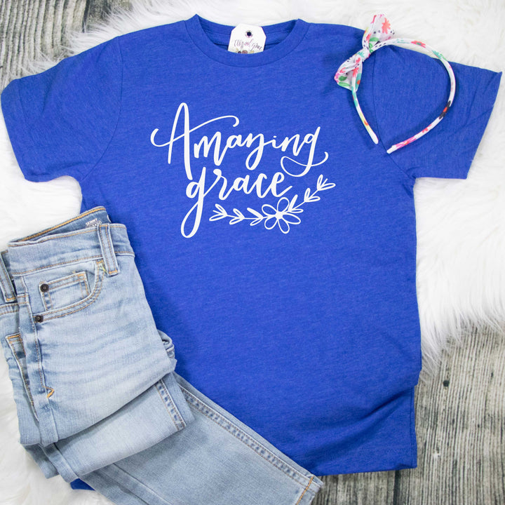 ellyandgrace 6101 Amazing Grace Unisex Youth Shirt