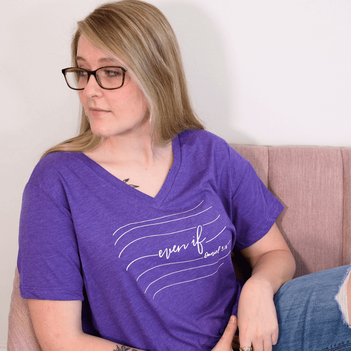 ellyandgrace 6405 Even If Ladies V-Neck