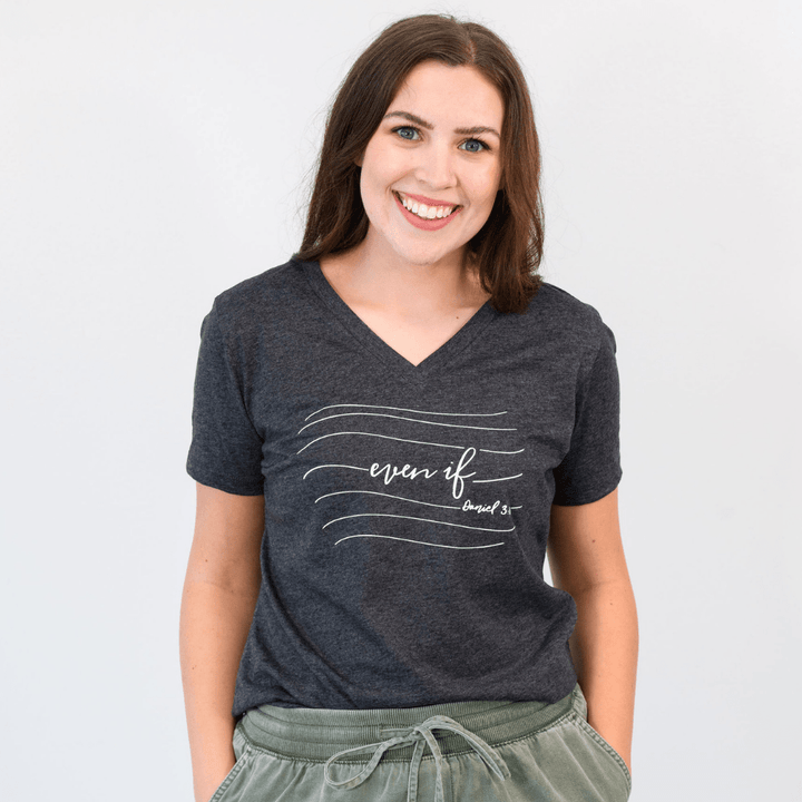 ellyandgrace 6405 Even If Ladies V-Neck