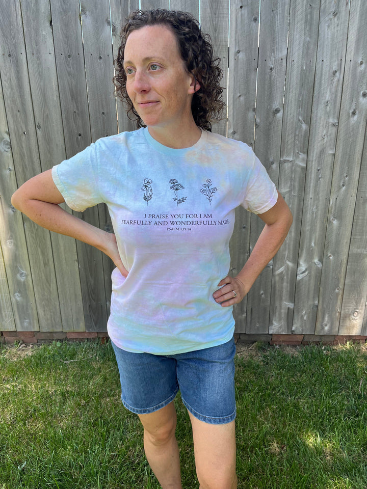 ellyandgrace CD100 I Praise You Tie Dye Unisex Shirt