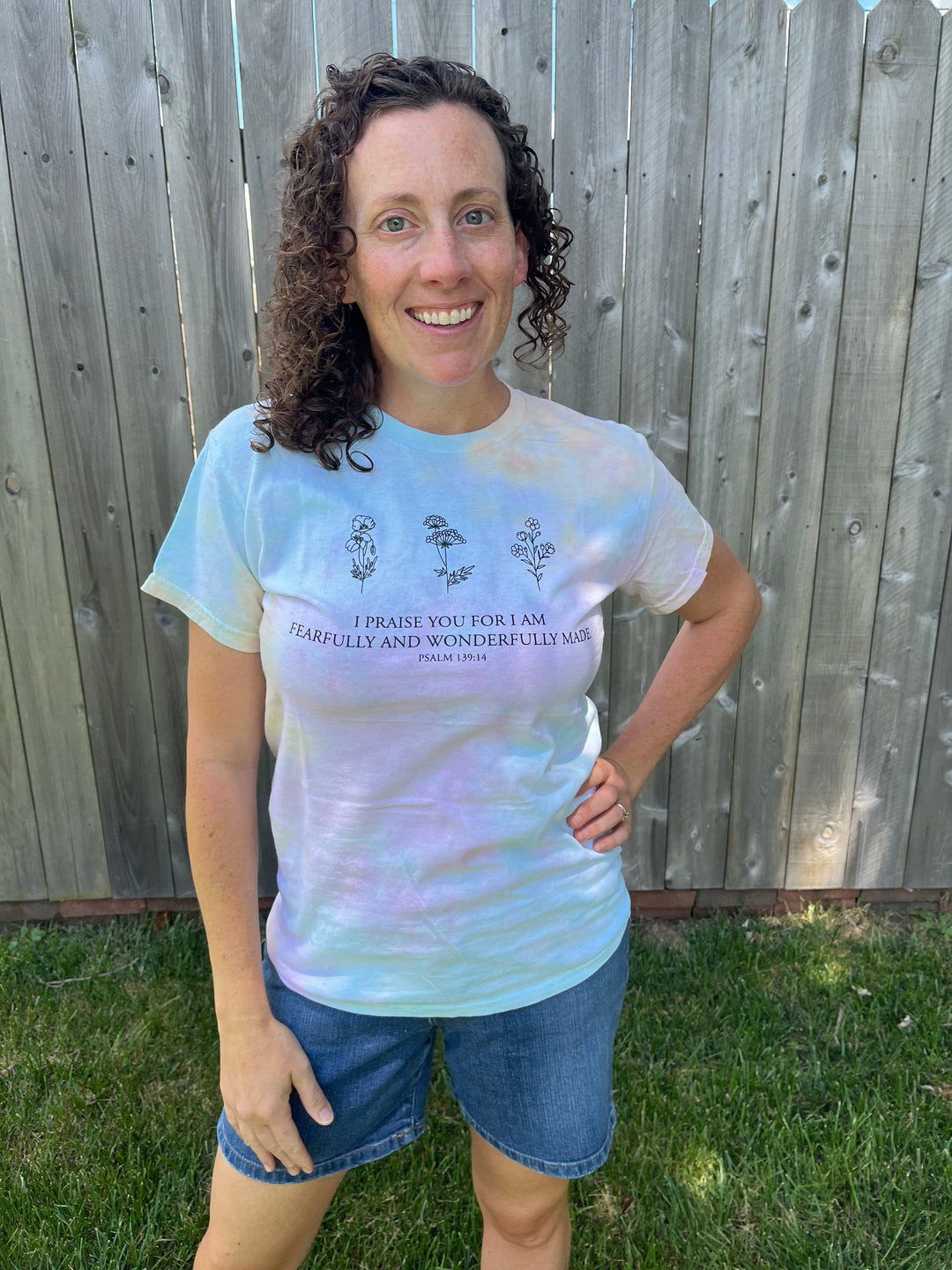 ellyandgrace CD100 I Praise You Tie Dye Unisex Shirt