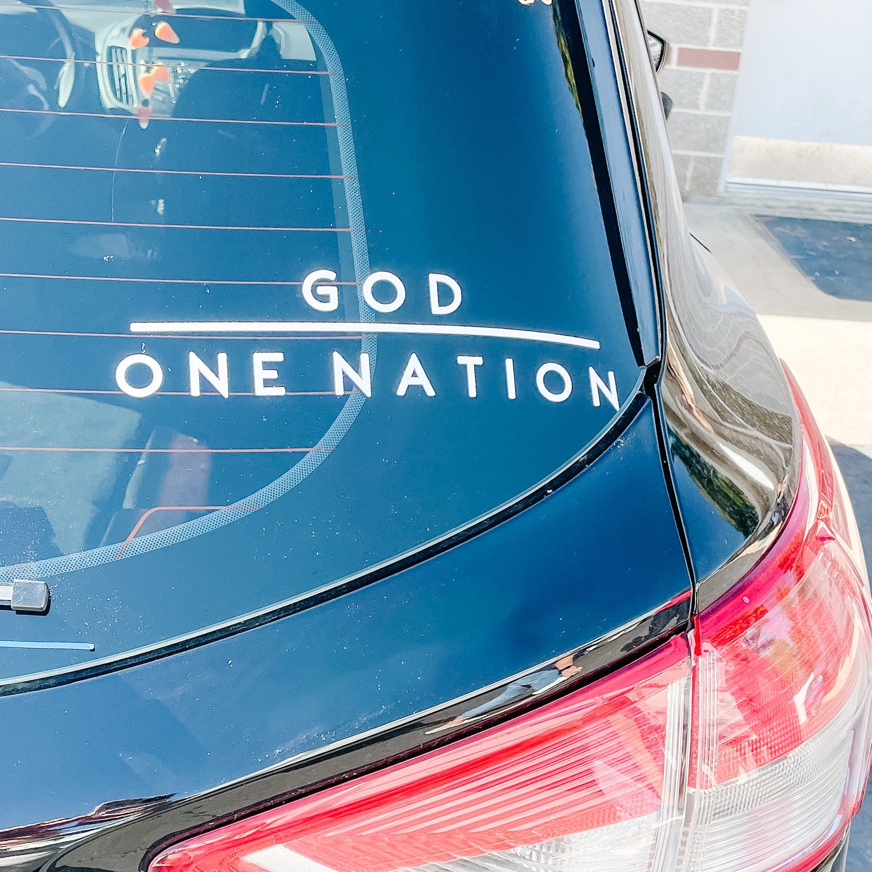 One Nation Under God Vinyl Decal