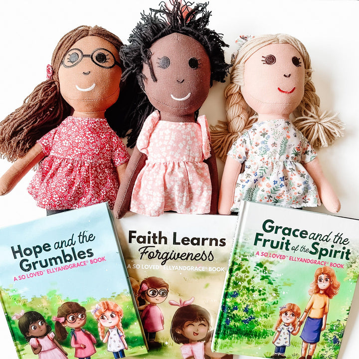 ellyandgrace Doll So Loved Collection: Full Doll & Book Set