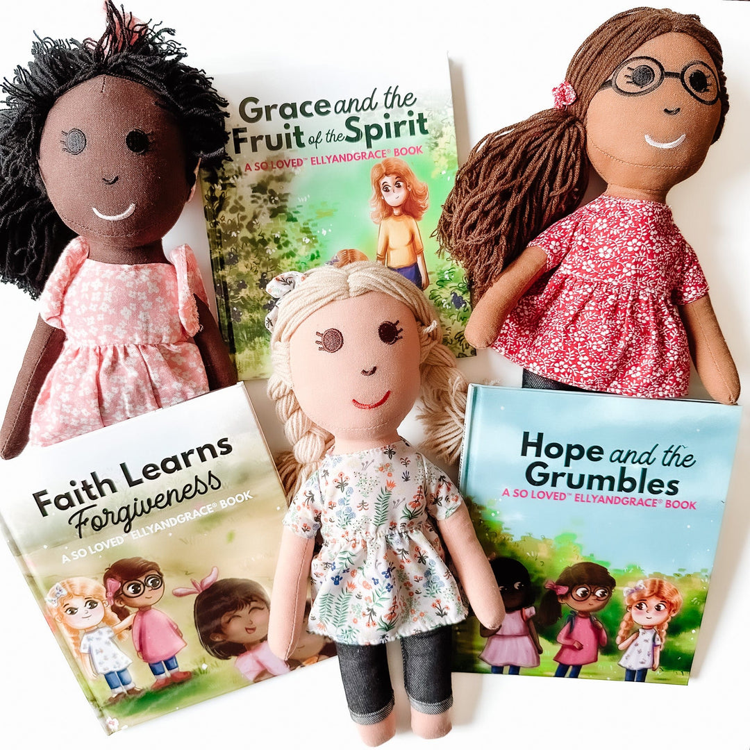 ellyandgrace Doll So Loved Collection: Full Doll & Book Set