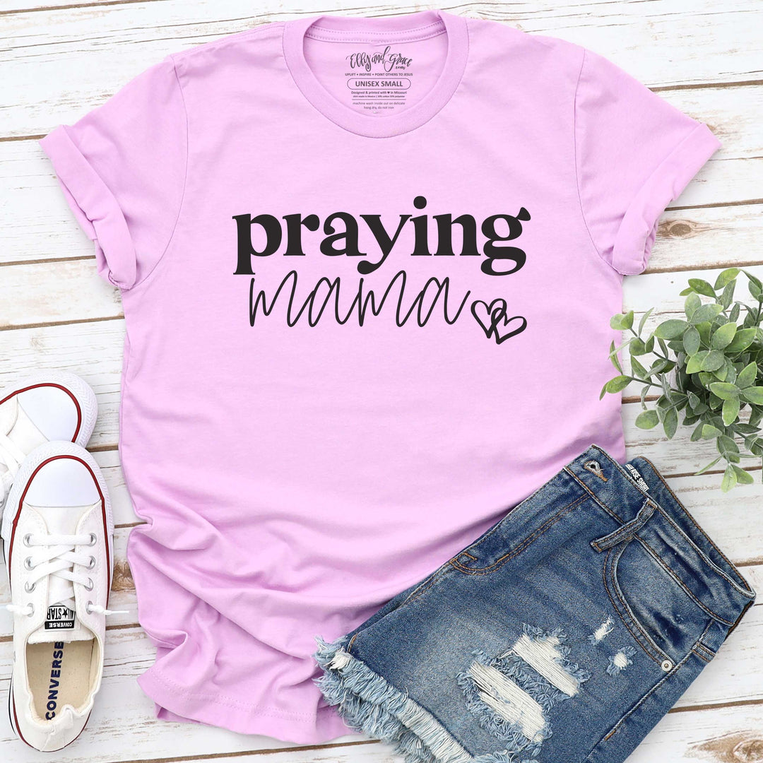 ellyandgrace DSS 2024 Praying Mama Unisex Christian T-Shirt