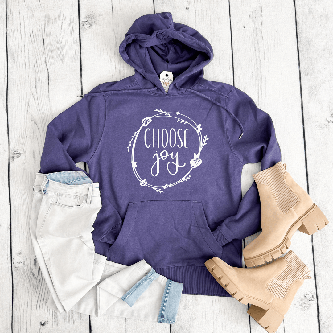 ellyandgrace DT1101 Choose Joy Classic Hoodie