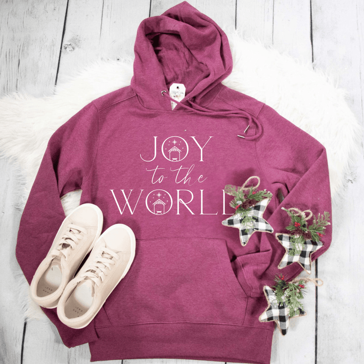 ellyandgrace DT1101 Joy to the World 2025 Classic Hoodie