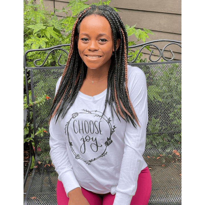 ellyandgrace DT132L Choose Joy Tunic Tee