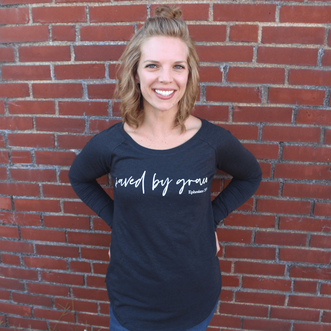 ellyandgrace DT132L Saved by Grace Tunic Tee