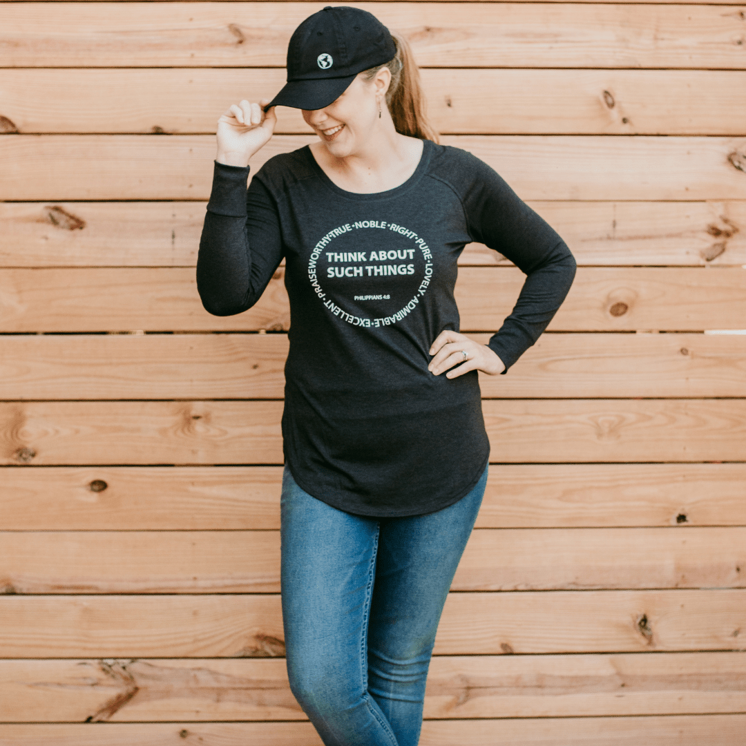 ellyandgrace DT132L Think About Such Things Tunic Tee