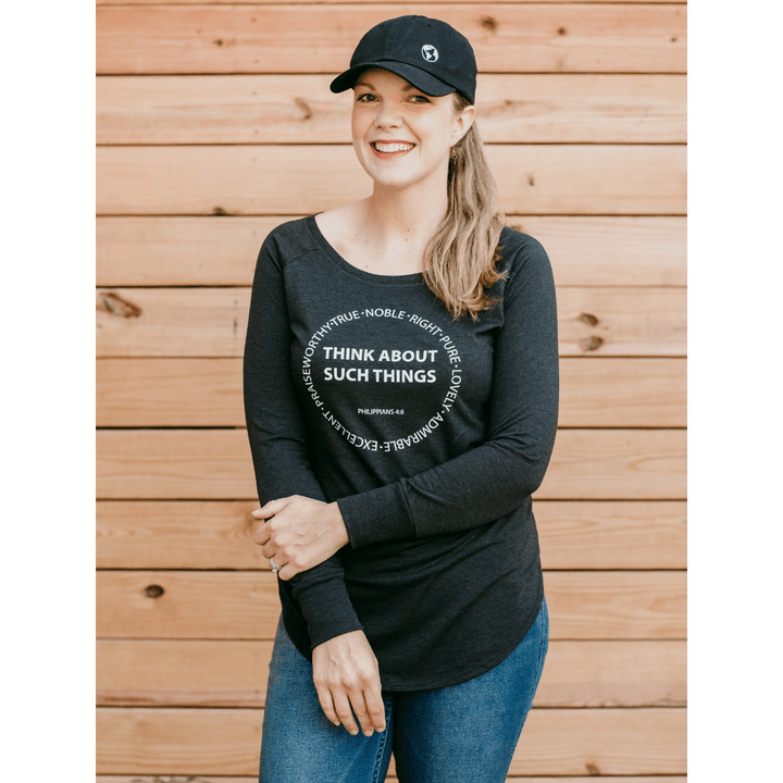 ellyandgrace DT132L Think About Such Things Tunic Tee