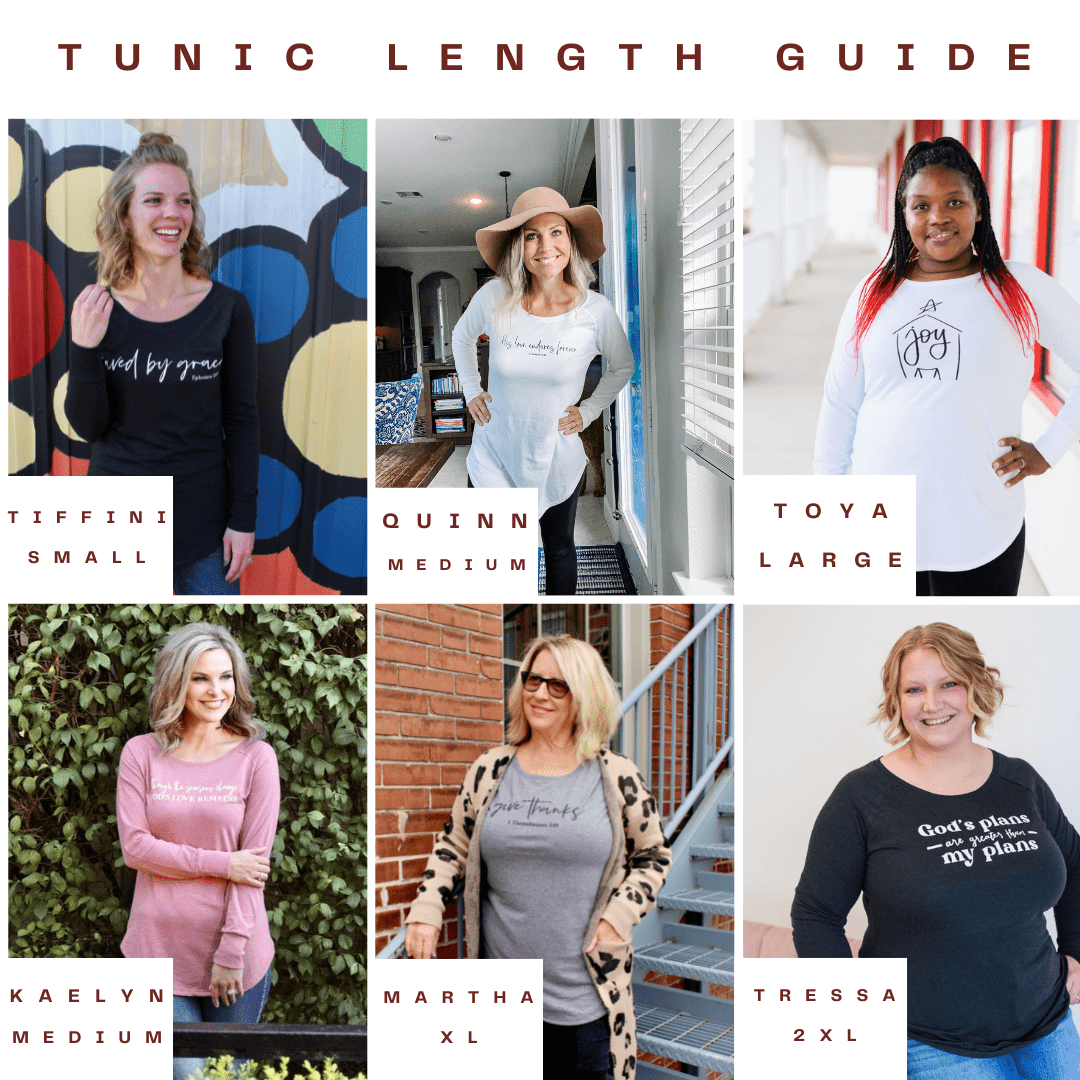 ellyandgrace DT132L Women of the Bible Tunic Tee