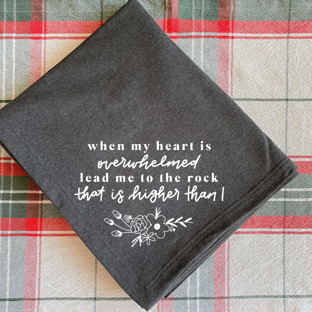 ellyandgrace DT81 Lead Me to the Rock Fleece Blanket
