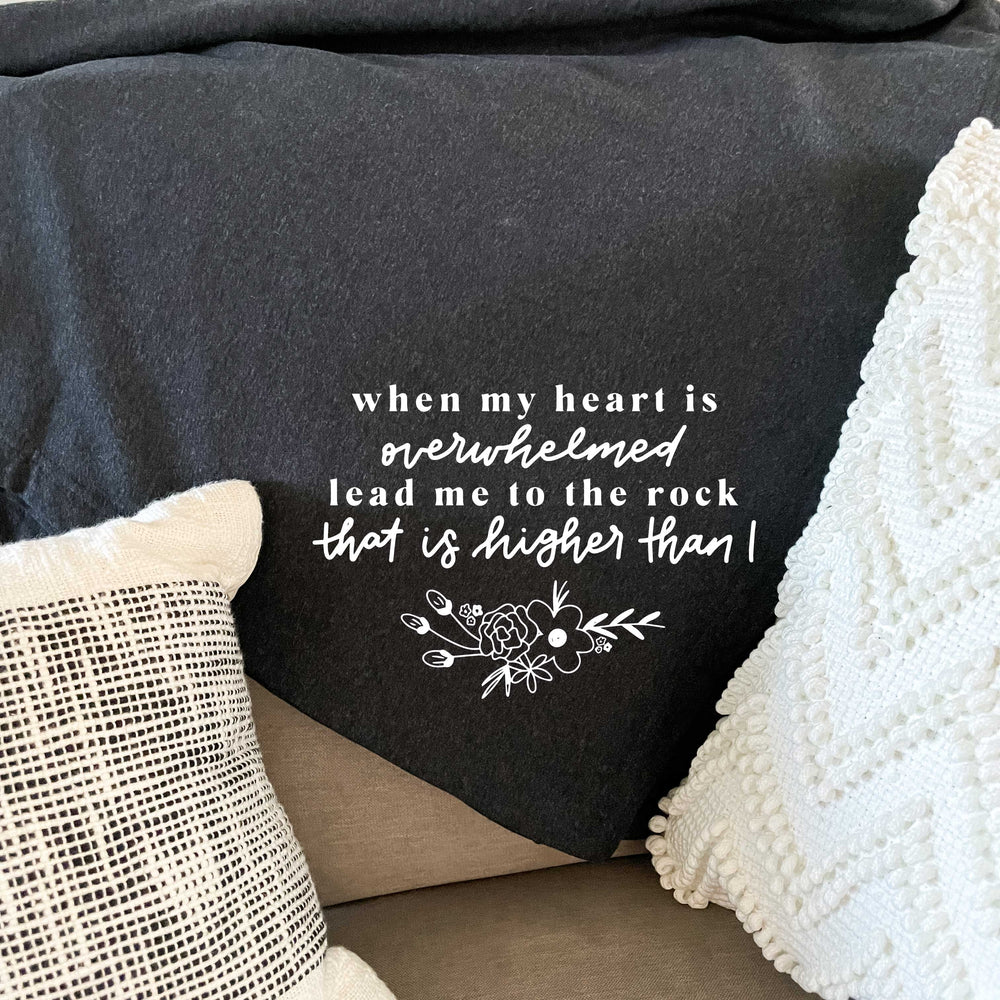 ellyandgrace DT81 Lead Me to the Rock Fleece Blanket