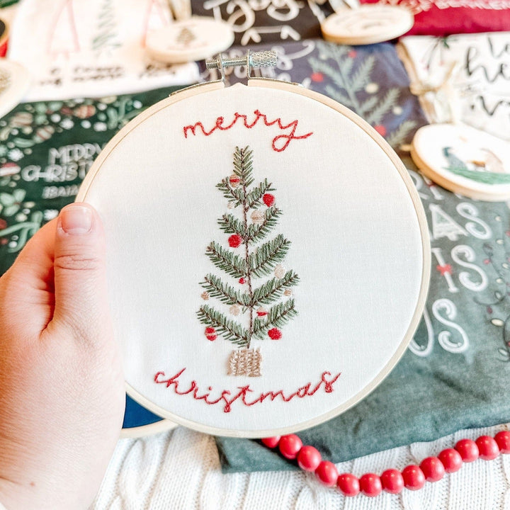 ellyandgrace Embroidery Kit Christmas Ornament Embroidery Kit