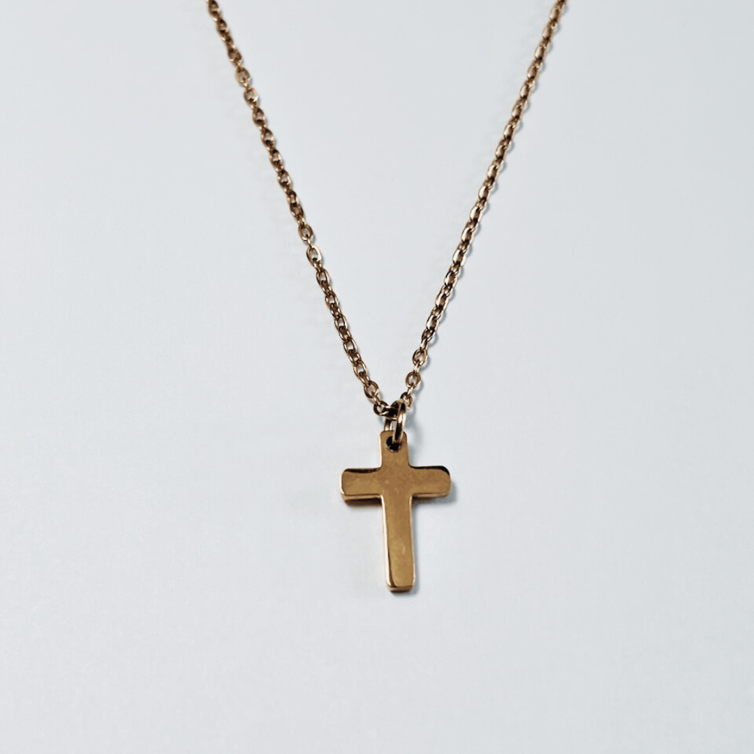 ellyandgrace Jewelry_Necklace Christian Cross Necklace