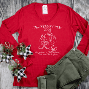 Christmas Crew (2026) Longsleeve V-Neck