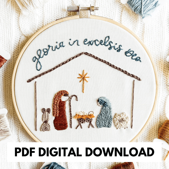 ellyandgrace PDF Download Gloria Manger Embroidery Instructions: PDF Digital Download
