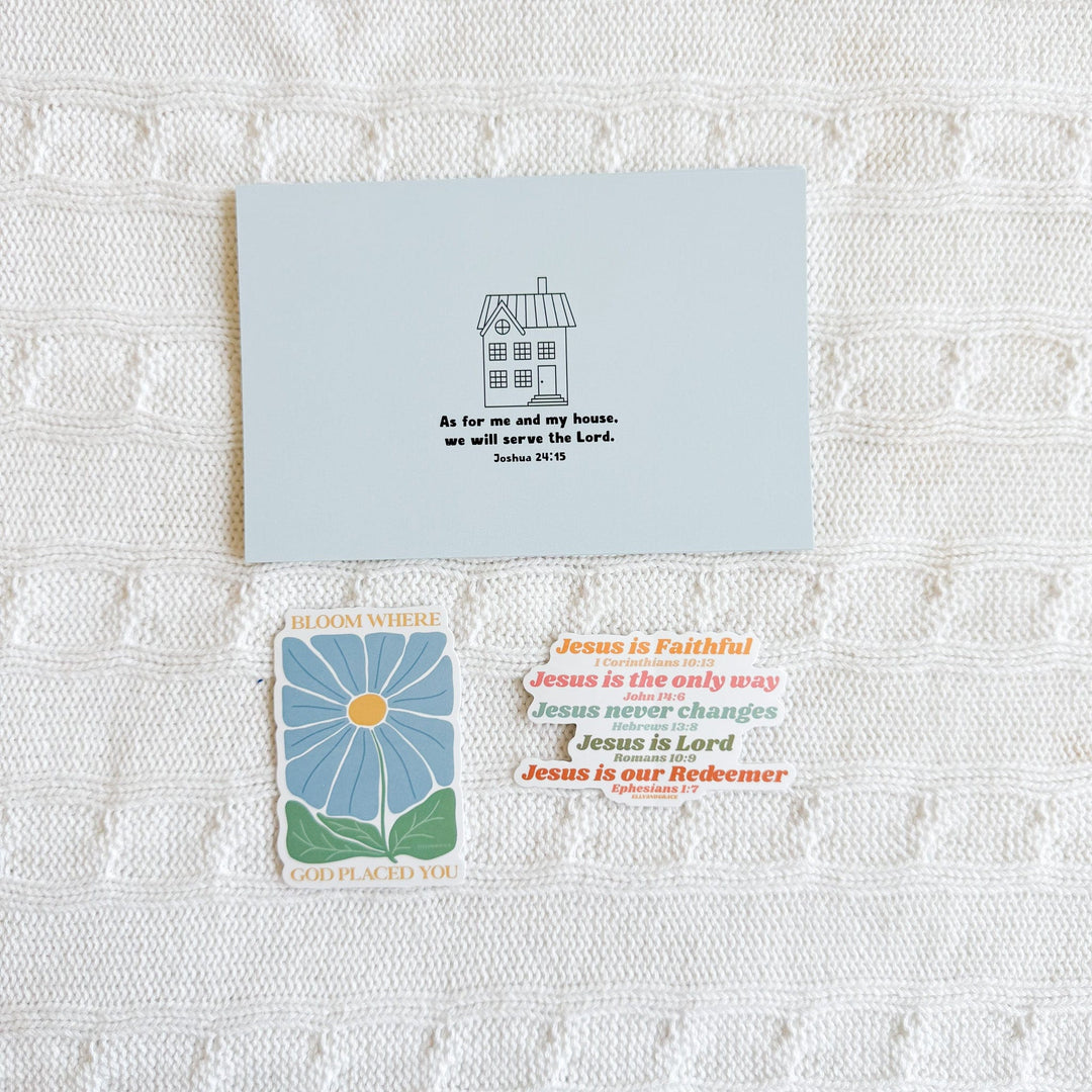 ellyandgrace Postcards As For Me And My House Special Postcard Pack