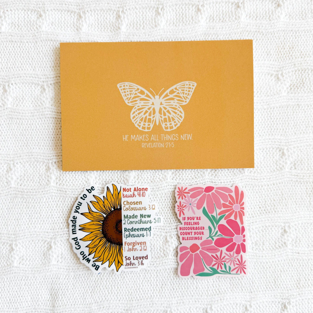 ellyandgrace Postcards He Makes All Things New Special Postcard Pack