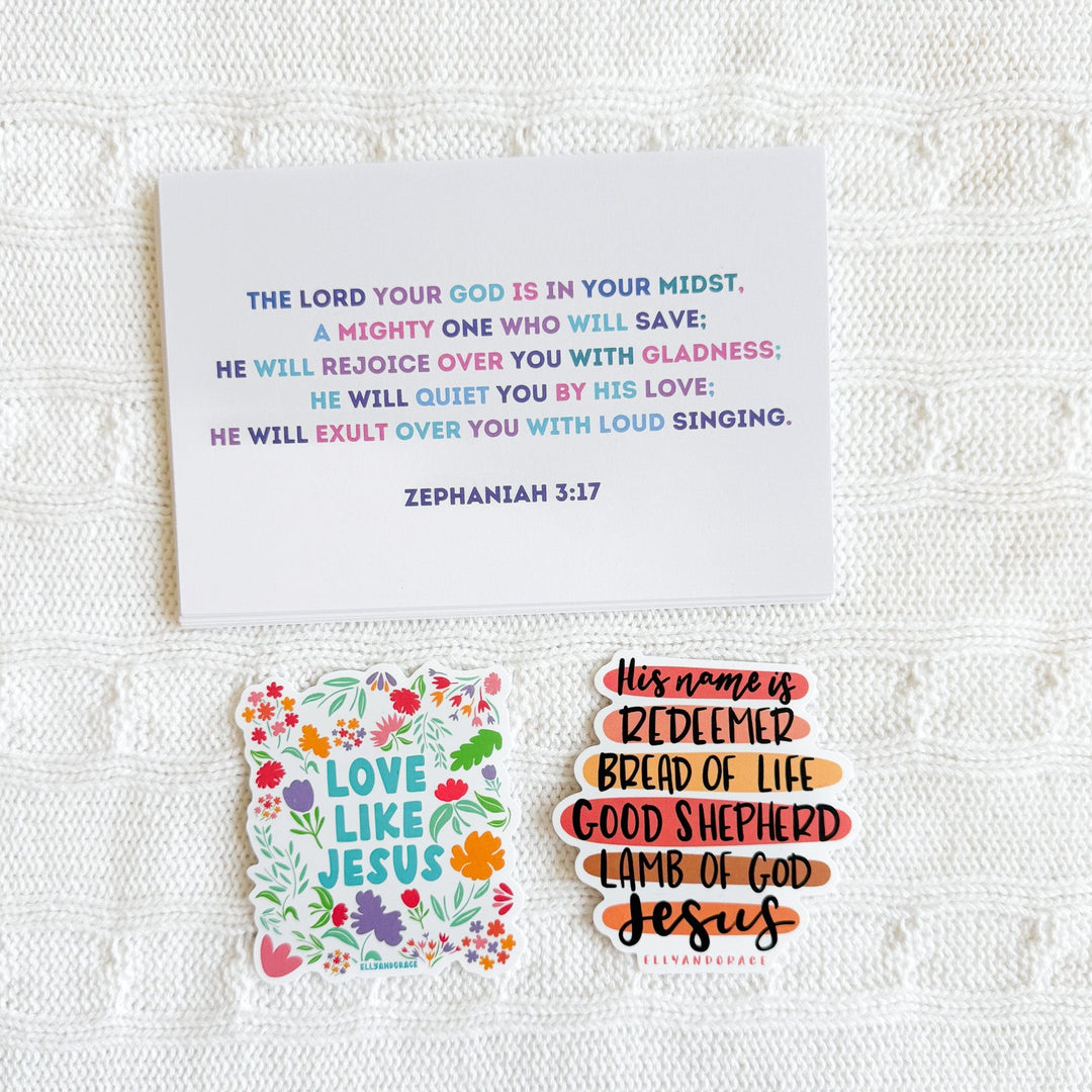 ellyandgrace Postcards The Lord Your God Is In Your Midst Special Postcard Pack