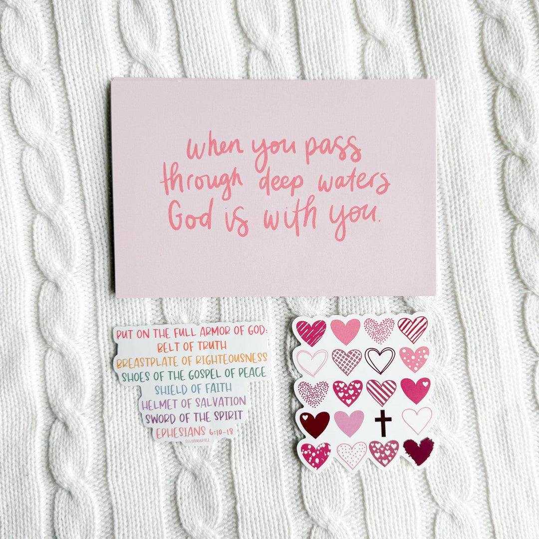 ellyandgrace Postcards When You Pass Through Deep Waters Season Special Postcard Pack