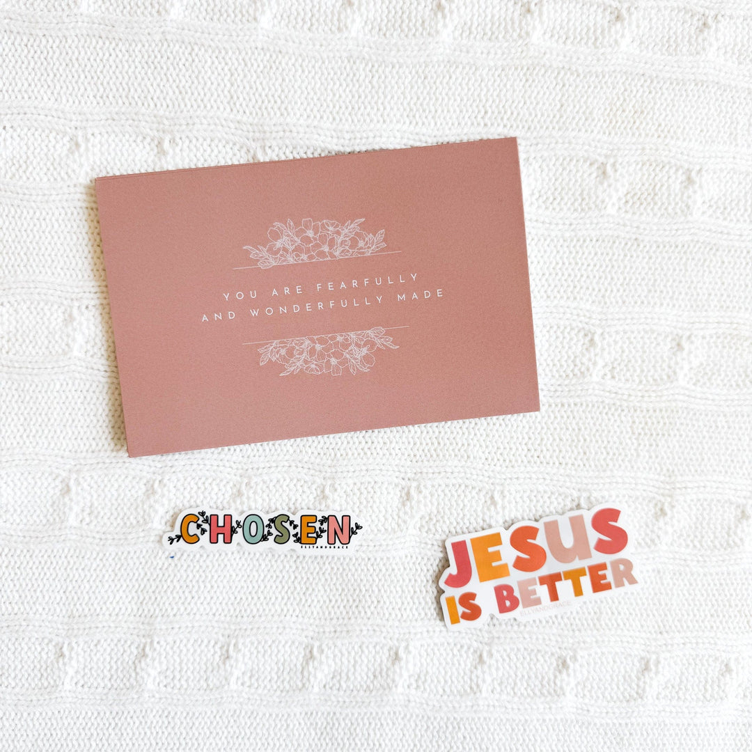 ellyandgrace Postcards You Are Fearfully And Wonderfully Made Special Postcard Pack