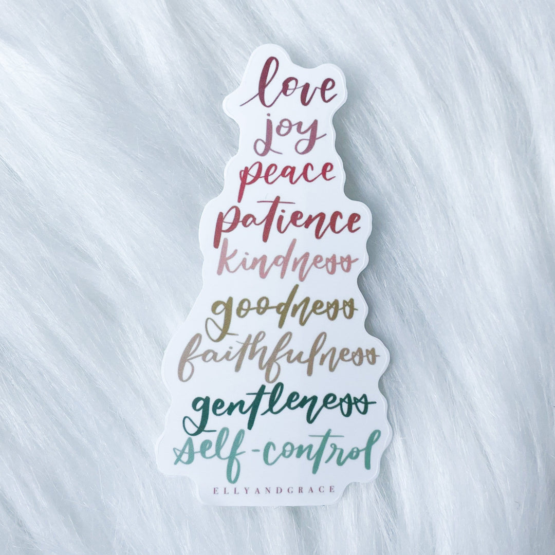 ellyandgrace Single Sticker 2022 Fruit of the Spirit Sticker