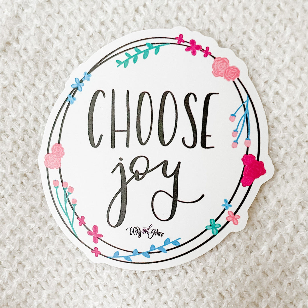 ellyandgrace Single Sticker Choose Joy Sticker